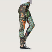 Fish Tile Art Leggings (Rechts)