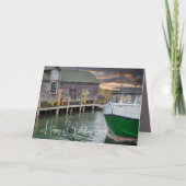 Fish Town Michigan Verjaardag Kaart (Voorkant)