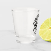 Fish Trap Lake Loon en Pine Tree Design Shot Glas (Links)