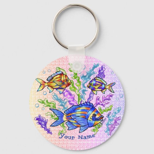 Fish Triad Sleutelhanger (Voorkant)