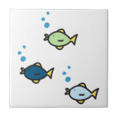 Fish Trio Tegeltje (Voorkant)