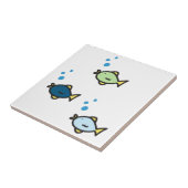 Fish Trio Tegeltje (Zijkant)