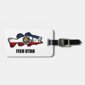 Fish Utah Bagagelabel (Voorkant horizontaal)