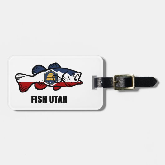 Fish Utah Bagagelabel (Voorkant horizontaal)
