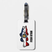 Fish Utah Bagagelabel (Achterkant verticaal)