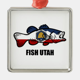Fish Utah Metalen Ornament
