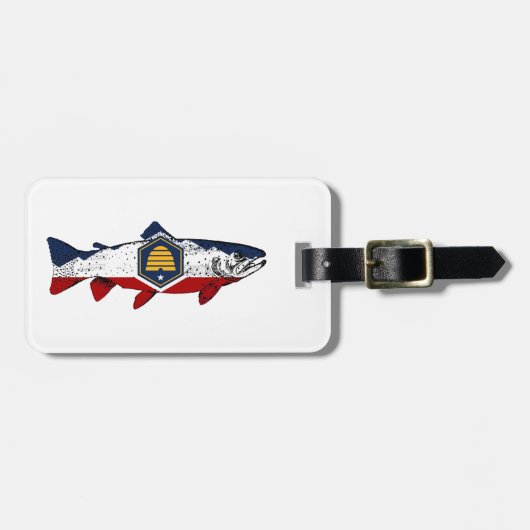 Fish Utah Trout Bagagelabel (Voorkant horizontaal)