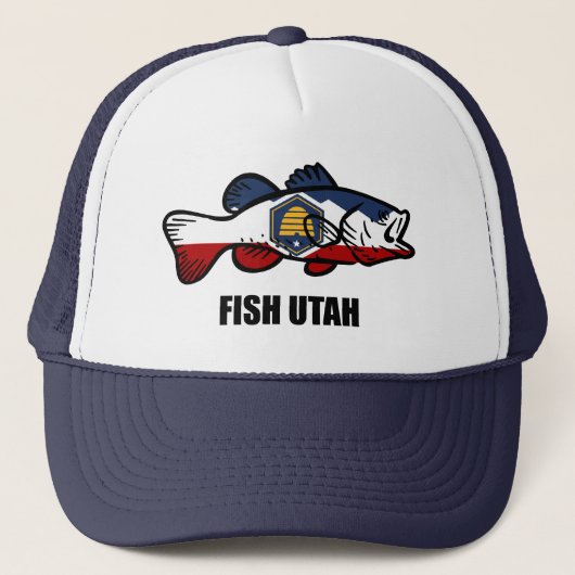 Fish Utah Trucker Pet (Voorkant)