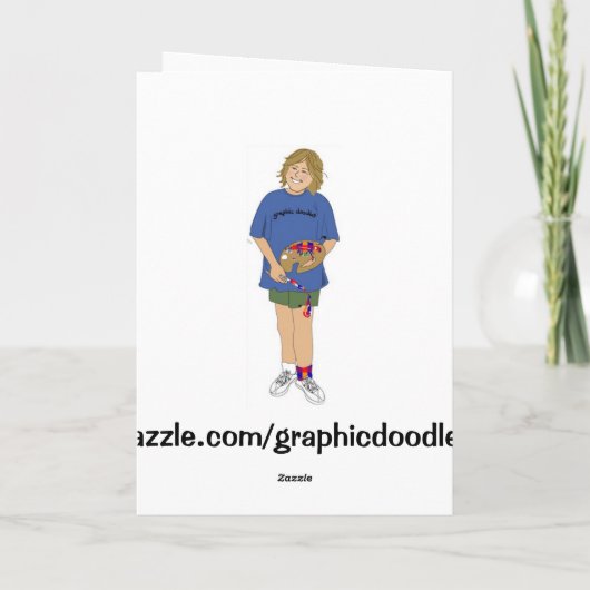 FISH verjaardag oeps! Kaart (Achterkant)