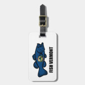 Fish Vermont Bagagelabel (Voorkant verticaal)