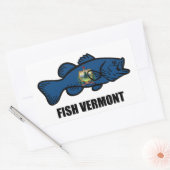 Fish Vermont Rechthoekige Sticker (Envelop)