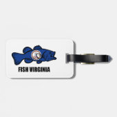 Fish Virginia Bagagelabel (Achterkant horizontaal)