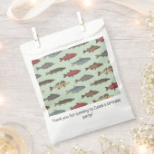 Fish Vist groen verjaardagsfeestje Bedankzakje (Geknipt)