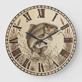 Fish Wall Clock Grote Klok