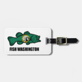 Fish Washington State Bagagelabel (Voorkant horizontaal)