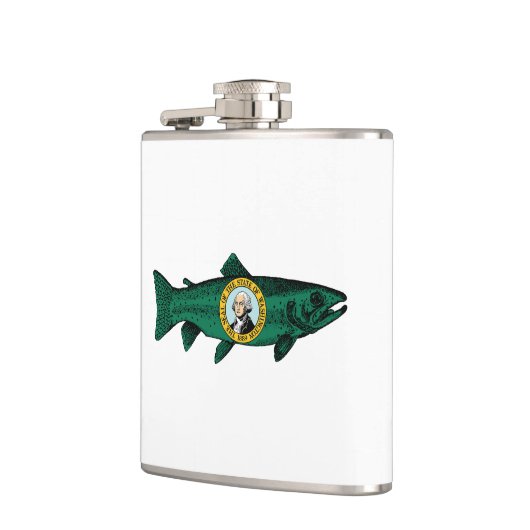 Fish Washington State Trout Heupfles (Links)