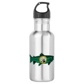 Fish Washington State Trout Waterfles (Voorkant)