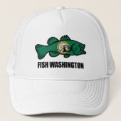 Fish Washington State Trucker Pet (Voorkant)