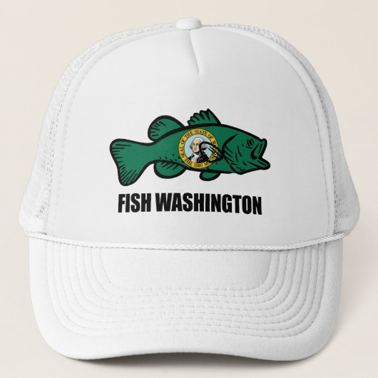 Fish Washington State Trucker Pet (Voorkant)