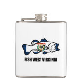 Fish West Virginia Heupfles (Voorkant)