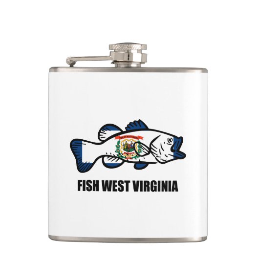 Fish West Virginia Heupfles (Voorkant)