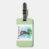 Fish Whisperer Bagagelabel (Voorkant verticaal)