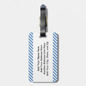 Fish Whisperer Bagagelabel (Achterkant verticaal)