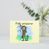 Fish Whisperer Briefkaart (Staand voorkant)