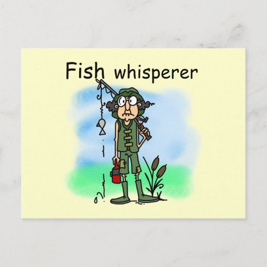 Fish Whisperer Briefkaart (Voorkant)