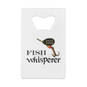 Fish Whisperer Creditkaart Flessenopener (Achterkant)
