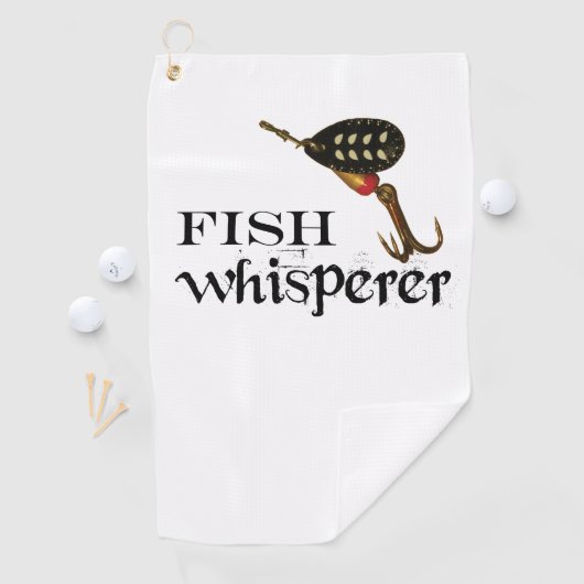 Fish Whisperer Geviste handdoek (Insitu)