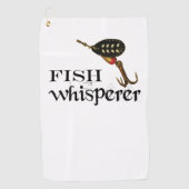 Fish Whisperer Geviste handdoek (Voorkant)