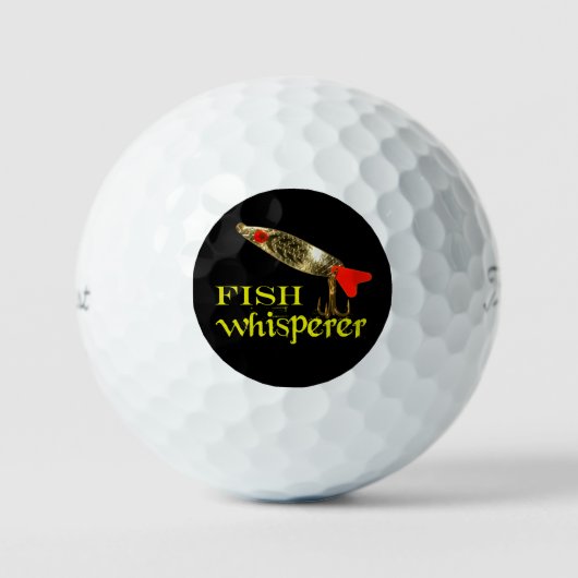 Fish Whisperer Golf Balls Golfballen (Voorkant)