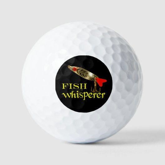 Fish Whisperer Golf Balls Golfballen (Voorkant)