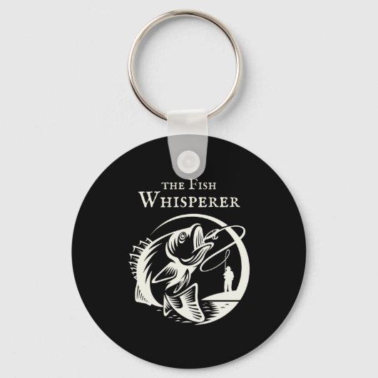 Fish Whisperer Outdoor Srts Fishing  Sleutelhanger (Voorkant)
