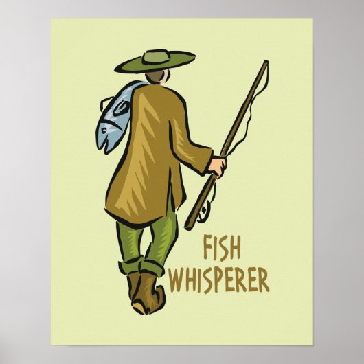 Fish Whisperer Vist Poster (Voorkant)