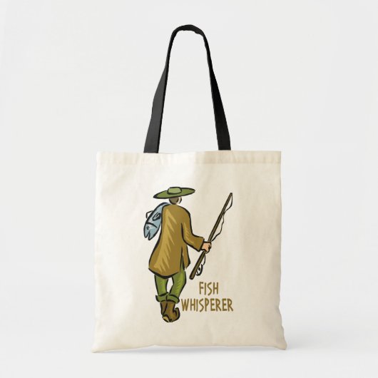 Fish Whisperer Vist Tote Bag (Voorkant)