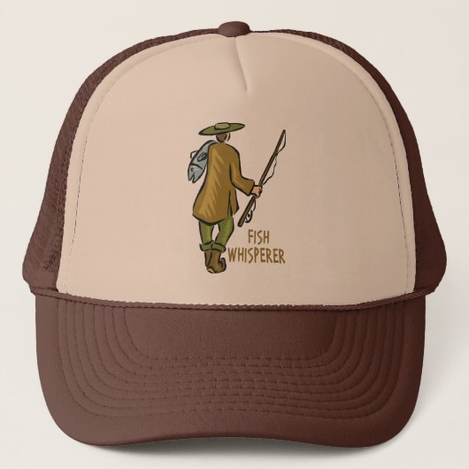 Fish Whisperer Vist Trucker Pet (Voorkant)
