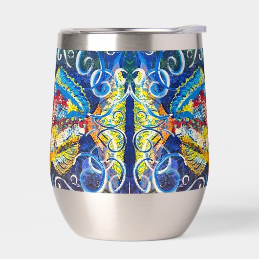 Fish Wine Tumbler Thermal (Links)