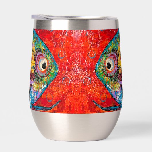 Fish Wine Tumbler warm of koud (Rechts)