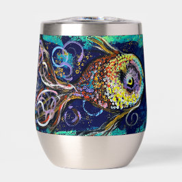 Fish Wine Tumbler warm of koud