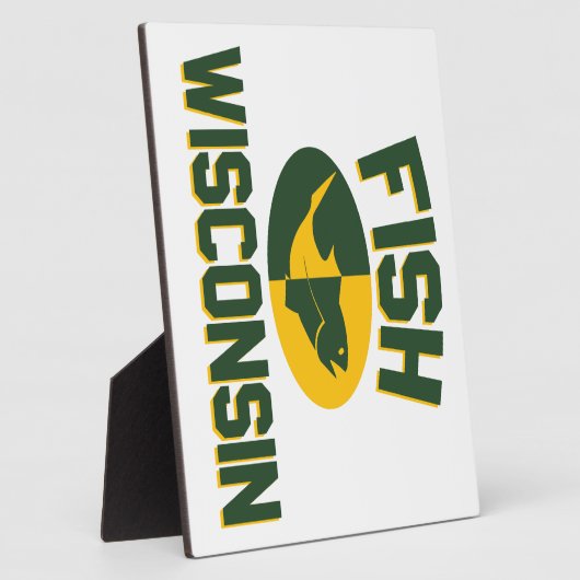 Fish Wisconsin Fotoplaat (Zijkant)