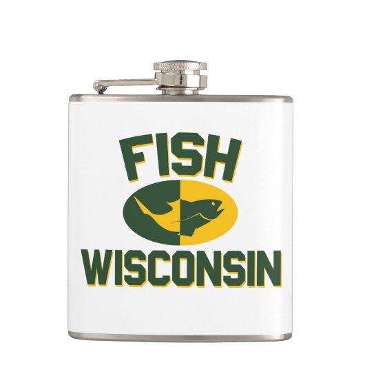 Fish Wisconsin Heupfles (Voorkant)