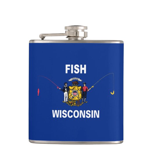 Fish Wisconsin Heupfles (Voorkant)