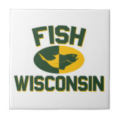 Fish Wisconsin Tegeltje (Voorkant)