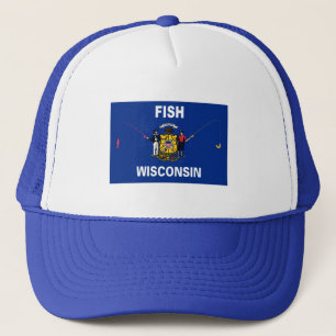 Fish Wisconsin Trucker Pet