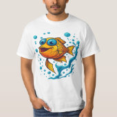 fish with big eyes t-shirt (Voorkant)