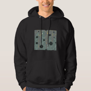 Fish Yellow Fish Print Animal Art Zwarte Urchin Sc Hoodie