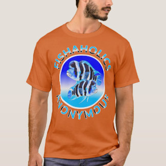Fishaholica Anonymous Aquarium Fish Frontosa Cichl T-shirt