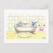FishBath Briefkaart (Voorkant)